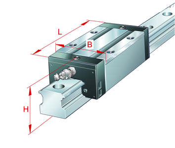 INA KUSE20-H Ball monorail guidance system