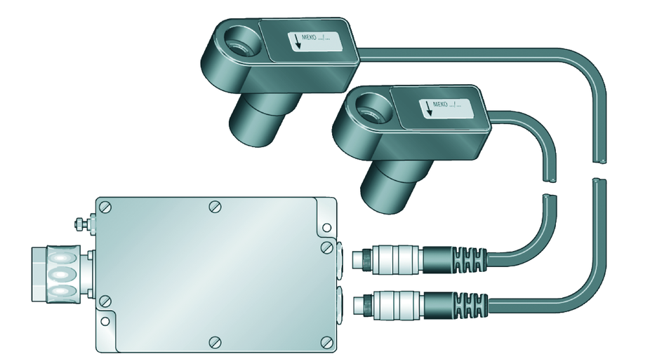 INA MEKO200-AL-B-KABELL:260CM sensing head view 2