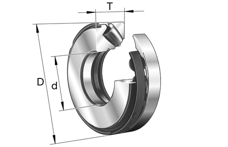 FAG 293/850-E1-MB Axial spherical roller bearing