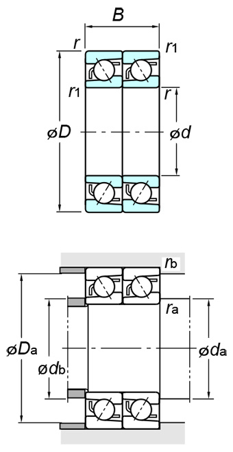 KOYO 7204BDT bearing