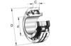 FAG 222S.700 Spherical Roller Bearing view 3