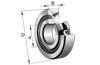 FAG 7602025-2RS-TVP Axial angular contact ball bearing view 3