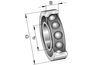 FAG HCS71901-E-T-P4S-UL High speed spindle bearing view 3