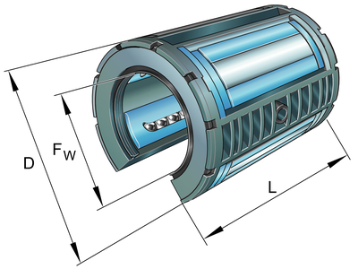 INA KSO40 Linear Ball Bearing