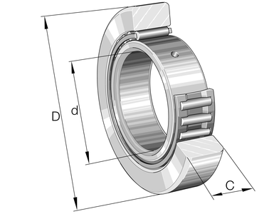 INA STO6-TV Yoke type track roller