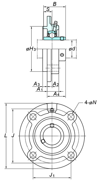KOYO UCFC206 bearing