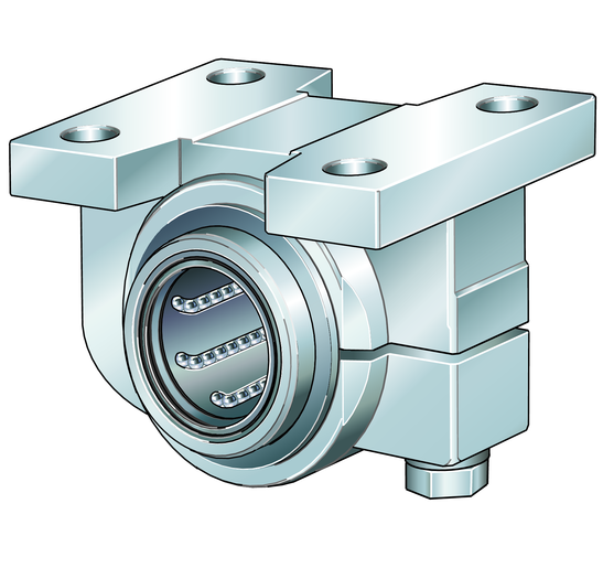 INA KGBAS25-PP-AS Linear Ball Bearing and Housing Unit view 2