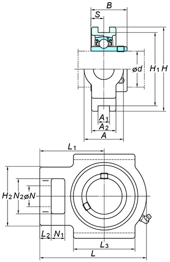 KOYO UCT206 bearing