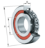 FAG BSB4072-2Z-SU-XL Axial angular contact ball bearing view 2