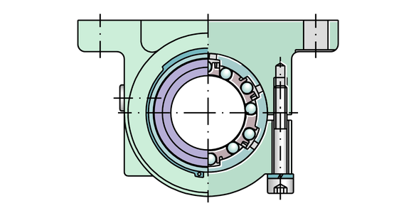INA KGBS40-PP-AS Linear Ball Bearing and Housing Unit