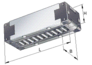 INA PR14044 Linear recirculating roller bearing unit view 2