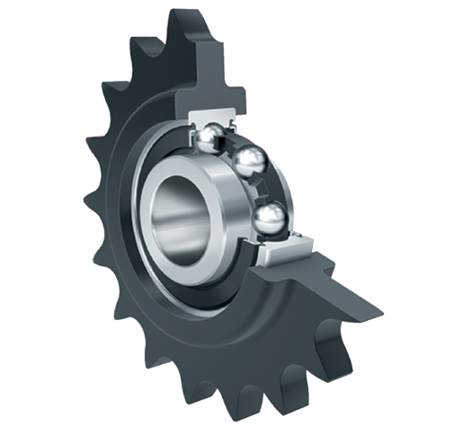 INA KSR16-L0-08-10-16-22 Roller chain idler sprocket unit view 2