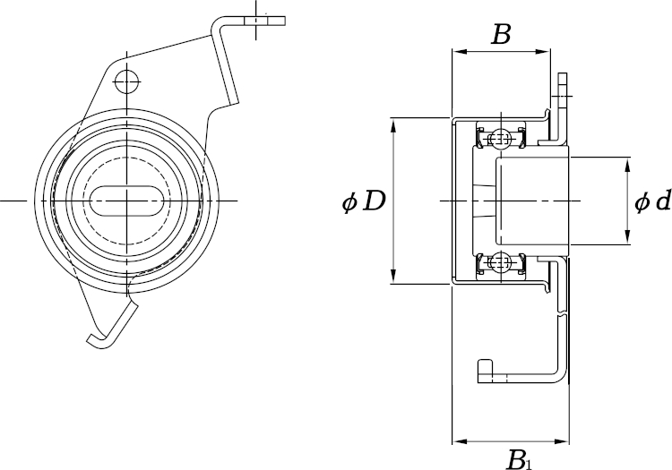 KOYO PU305733DRR1DY6 Automotive bearing