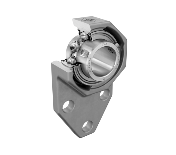 INA RFBY102-VA-FD Flanged housing unit view 2