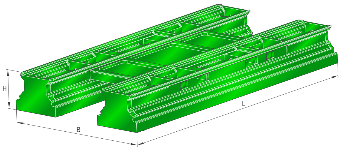 INA MKVD35-B-C-WL Dummy guideway view 2