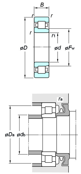KOYO NJ2320 Cylindrical roller bearing