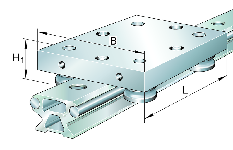 INA LFL52-SF Carriage view 2