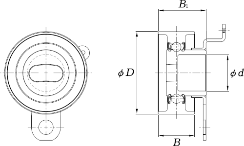 KOYO PU255728CRR1HV1 Automotive bearing