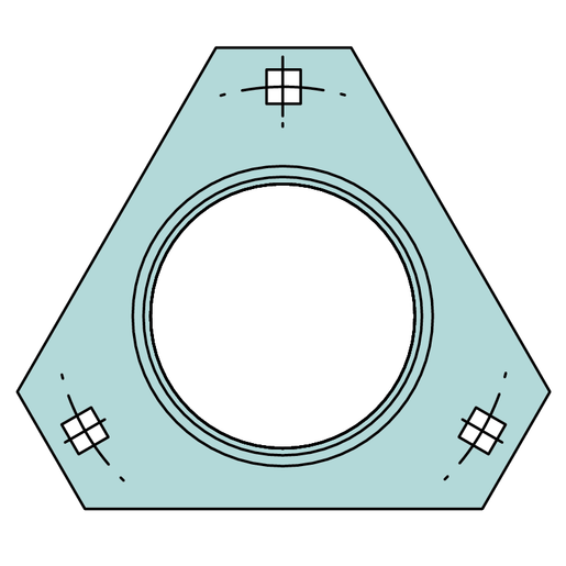 INA FLAN52-MSTR-FA125 Flanged housing view 2